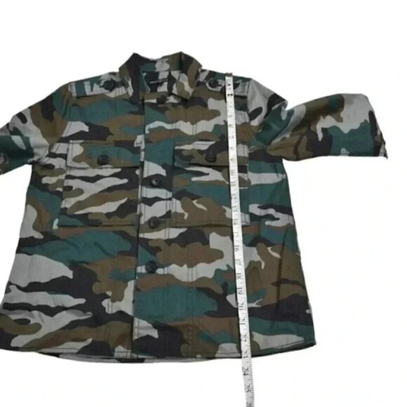 J.Crew Mercantile Camo Utility Shacket Green Brown Size Small - Picture 16 of 16